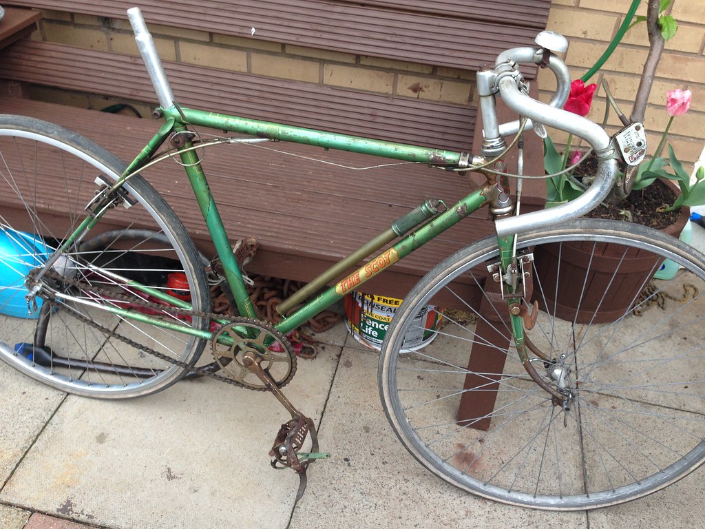 Original 1950 Flying Scot 20inch frame discovered in an at… Flickr