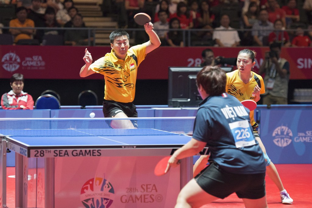 28th SEA Games Table Tennis Mixed Doubles SF between Yu … Flickr