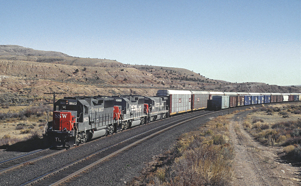 4 Photos of Cotton Belt Power Westbound SSW GP60 9623, SP … Flickr