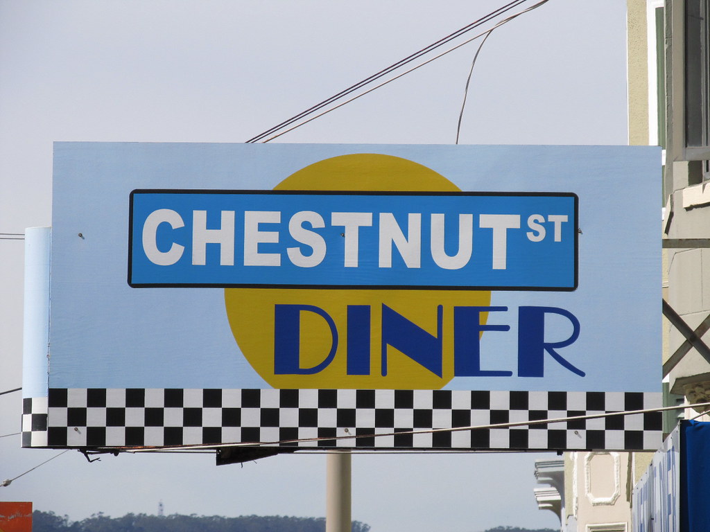 Chestnut Street Diner sign On Chestnut Street/Van Ness Ave… Flickr