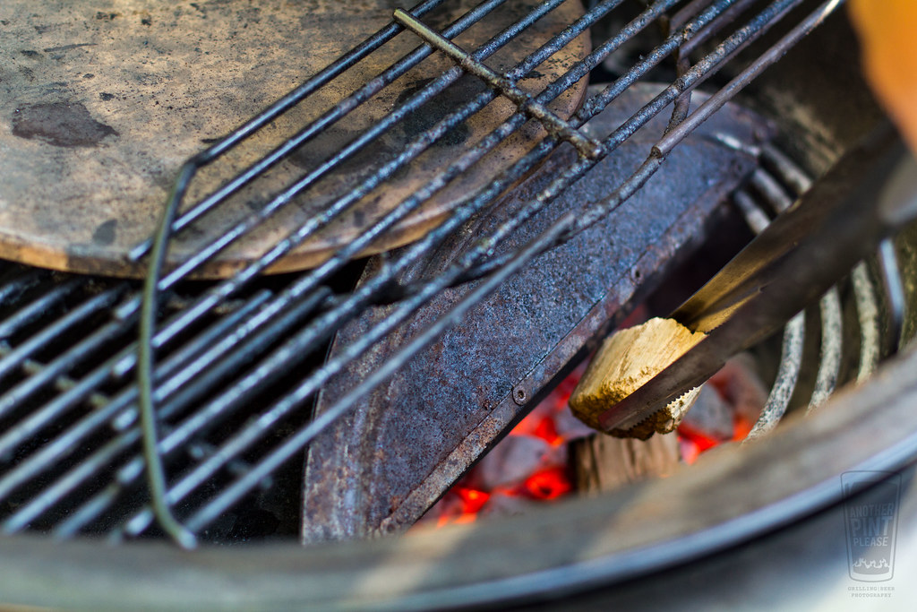 Adding wood chunks to Weber Summit Charcoal Grill www.anot… Flickr