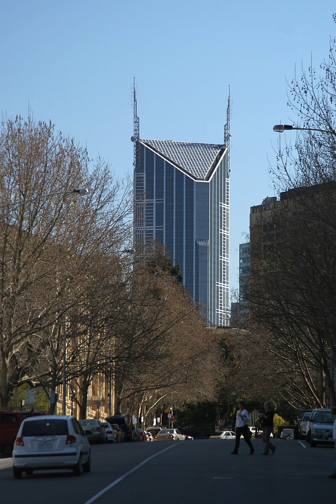 Melbourne Central Tower East Melbourne street scene, with … Flickr