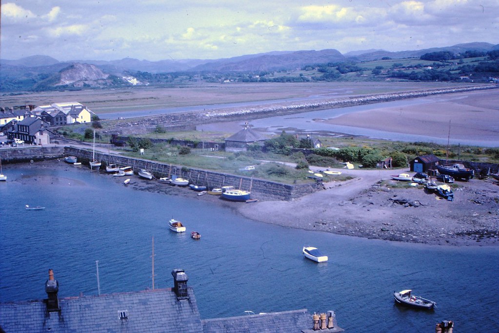 Harbwr Porthmadog 1967. Porthmadog harbour 1967 Lluniau tr… Flickr