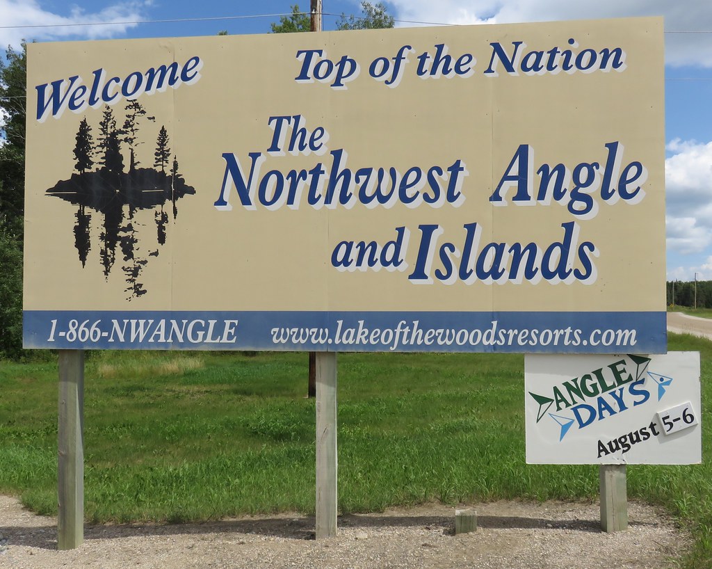 to the Northwest Angle and Islands Sign (Northwest… Flickr