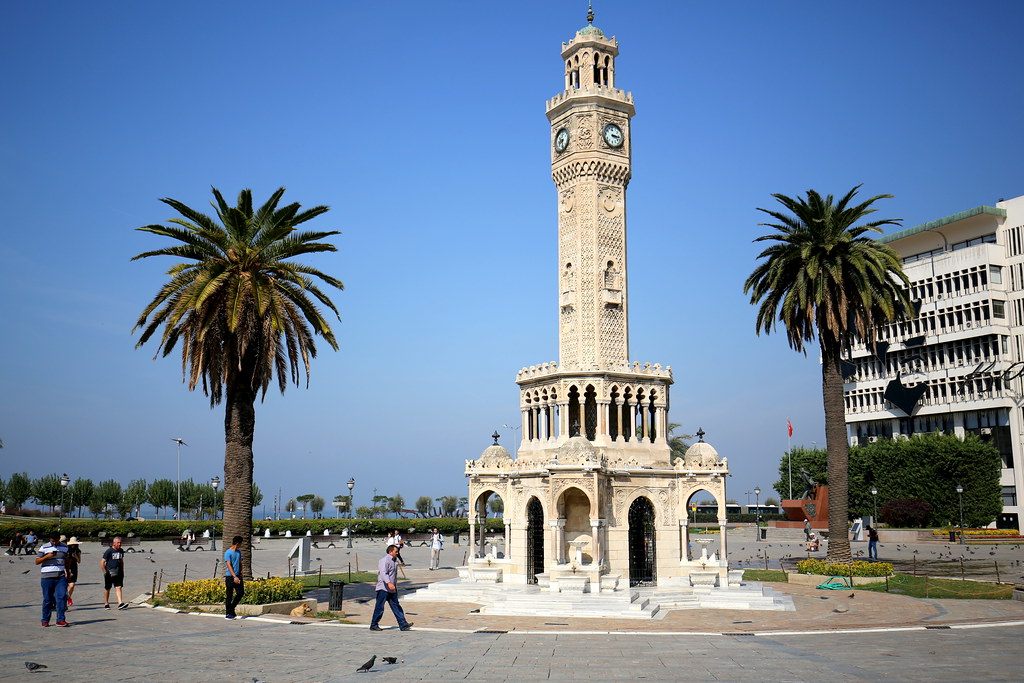 Izmir Clock Tower, Turkey Izmir, Turkey The clock tower wa… Flickr