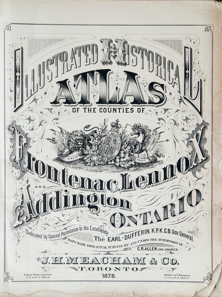 Historical Atlas of Frontenac, L&A Counties Inside Cover… Flickr
