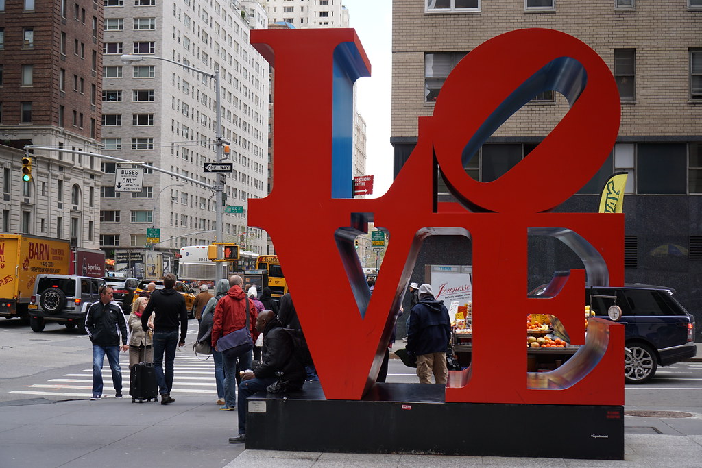 LOVE Sculpture New York City Robert Indiana GillyBerlin Flickr