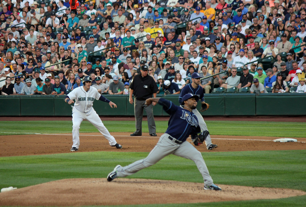Colome Delivers Rays at Mariners, 6/6/15. Kirk & Barb Nelson Flickr
