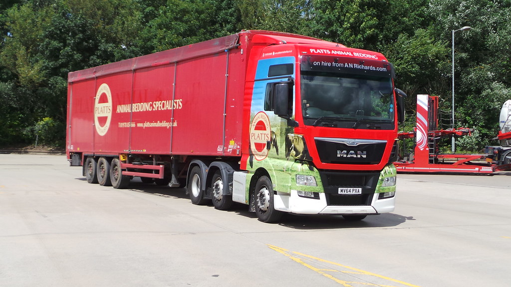 platts animal bedding ( wrexham ) MV 64 PXA man TGX Flickr