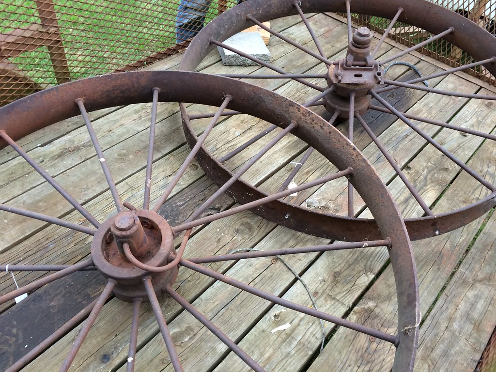 Antique Farm Equipment Wheels Flickr
