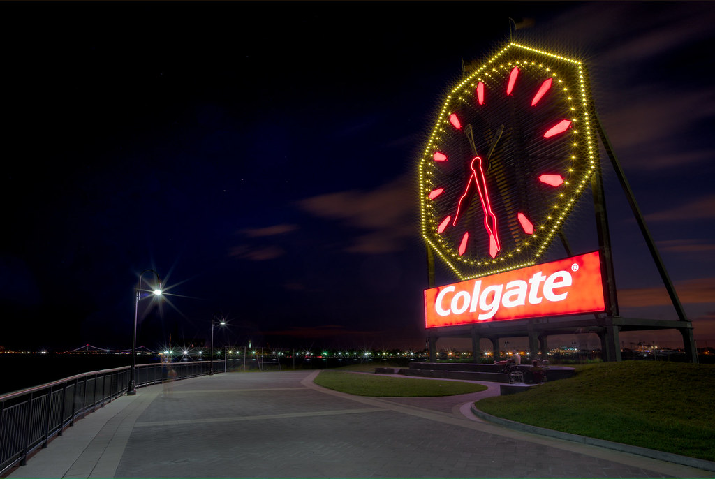 Colgate clock Jersey City Ted Jensen Flickr