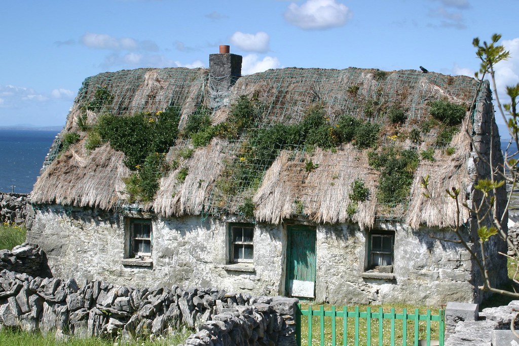 Thatched cottage in Inishmaan Island Aran Islands a photo on Flickriver