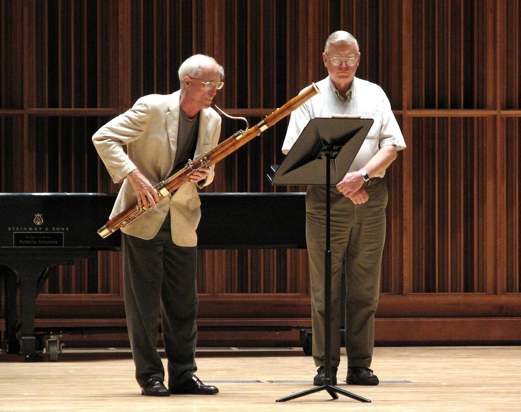 IMG_1511a Bill Davis, bassoon professor at the University … Flickr