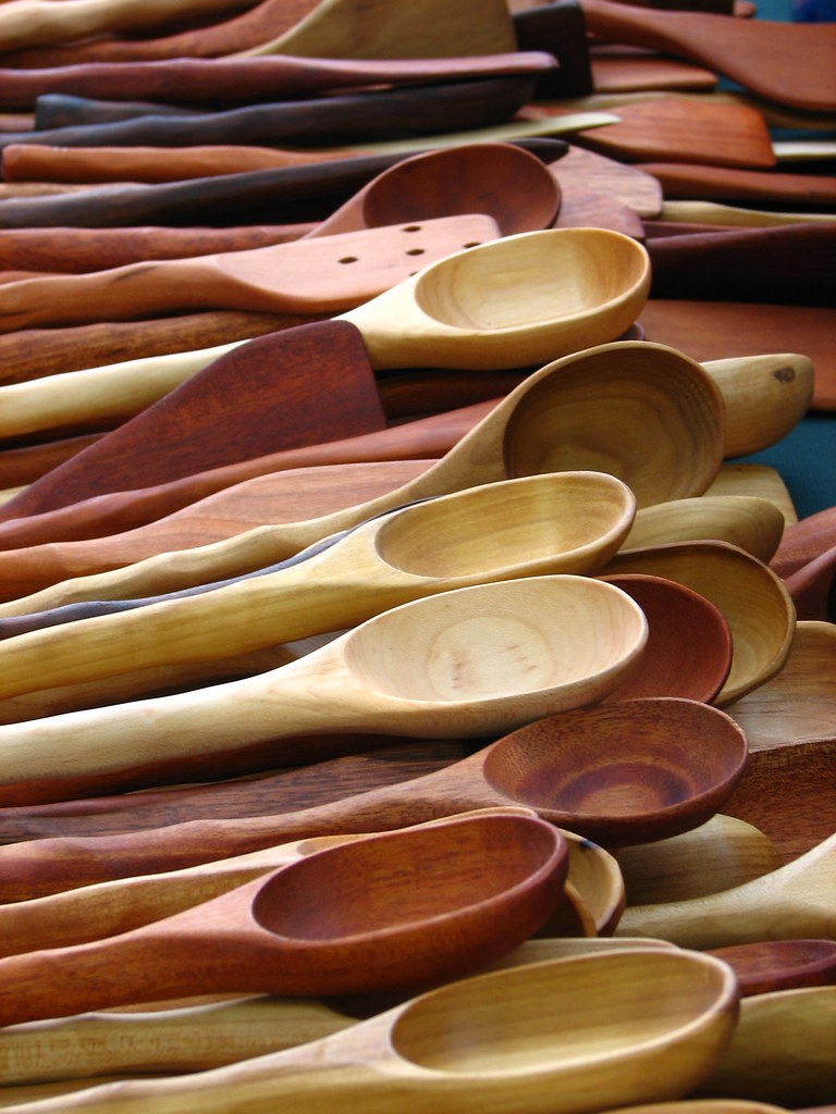 Spoons Wooden spoons for sale at the Prarie Arts Festival … Flickr
