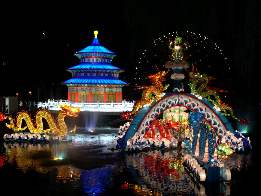 Lantern Festival at Night Lantern Festival, Ontario Place Flickr