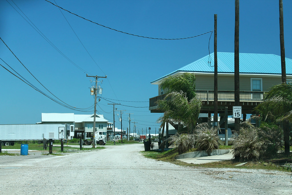 Cocodrie Stilt Homes Gravel Road formulanone Flickr