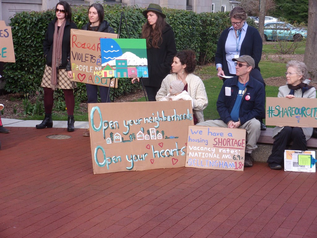 Signs at the rally for auxilliary dwelling units. April 9 … Flickr