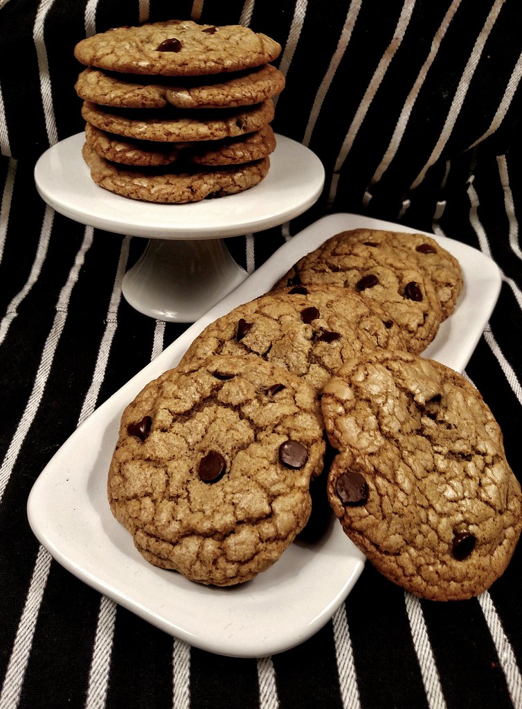 Chewy Chocolate Chip Cookies Dark brown sugar Mega Chocola… Flickr