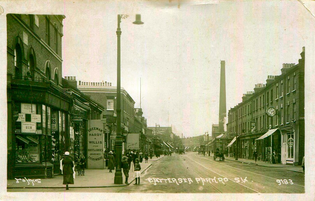 Battersea Park Road, London postcard (c1910) An unused pos… Flickr