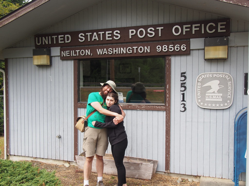 Cierra and Neil at Neilton Post Office Neil Hodges Flickr
