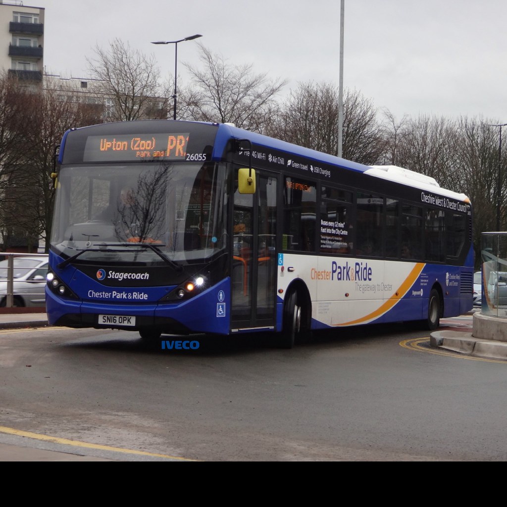 SN16OPK Chester Bus Station, Chester, April 2018. Flickr