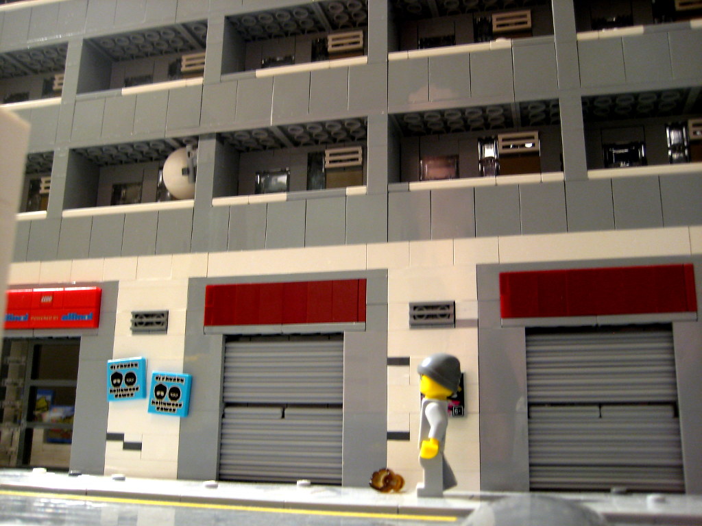 LEGO City Flats High Rise Closed down retail units Flickr