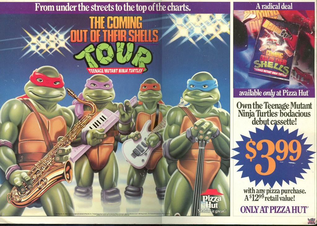TEENAGE MUTANT NINJA TURTLES THE COMING OUT OF THEIR SHELLS, THE TOUR