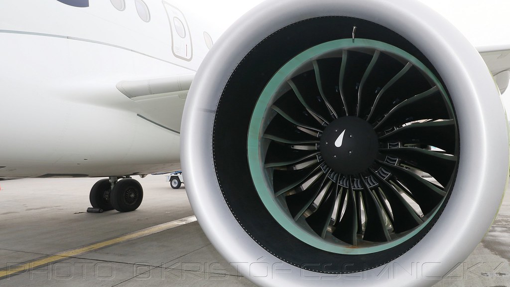 Pratt&Whitney PW1500G high-bypass geared turbofan engine | Flickr