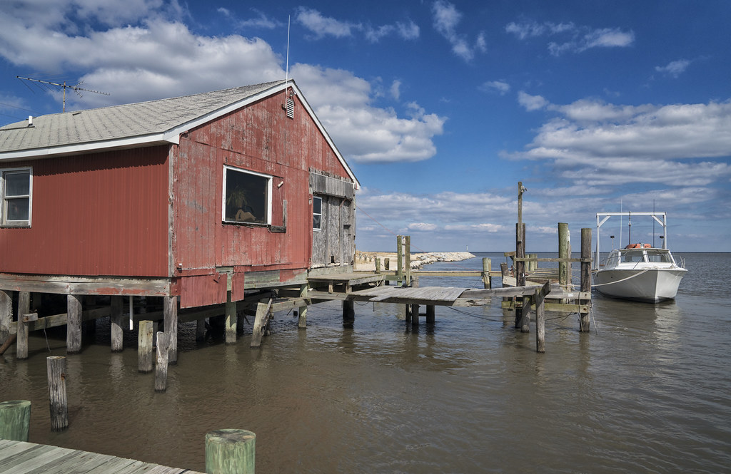 Red, white and Bowers Beach Blue Bowers beach, Delaware Flickr