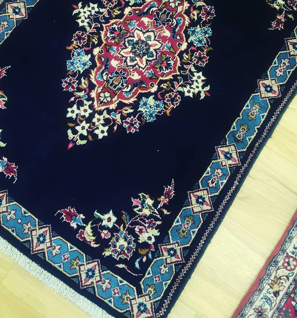 Blue Classic Oriental rug handmade small area rug Flickr