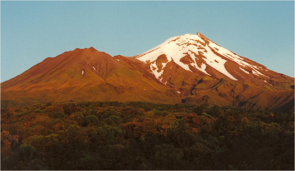 Egmont Volcano Early Light a photo on Flickriver