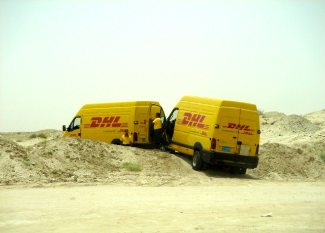 On the road to Dammam so that's why my package got delayed… Flickr