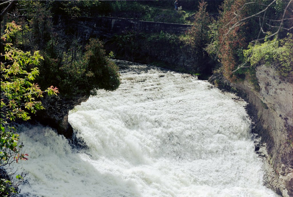 Elora Falls A sunny fall day in Elora. One of the few sunn… Flickr