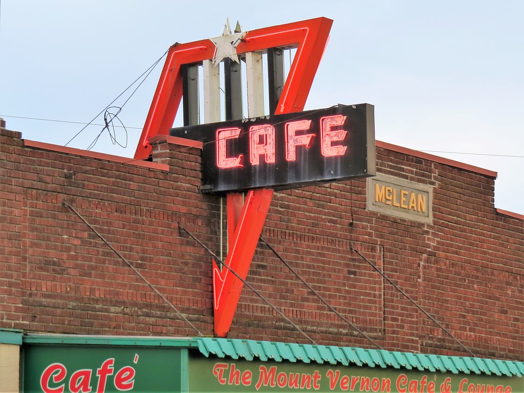 Mount Vernon Cafe Sign Mount Vernon, Washington Flickr