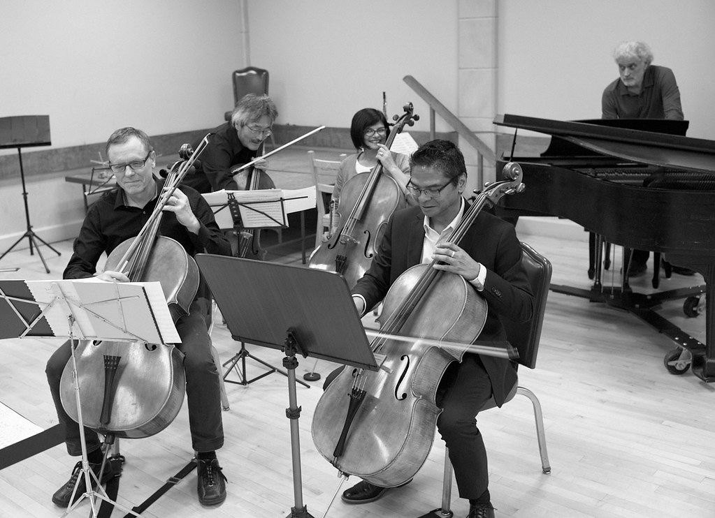 Cello section Seattle, April 2018. peter.a.klein (Boulanger