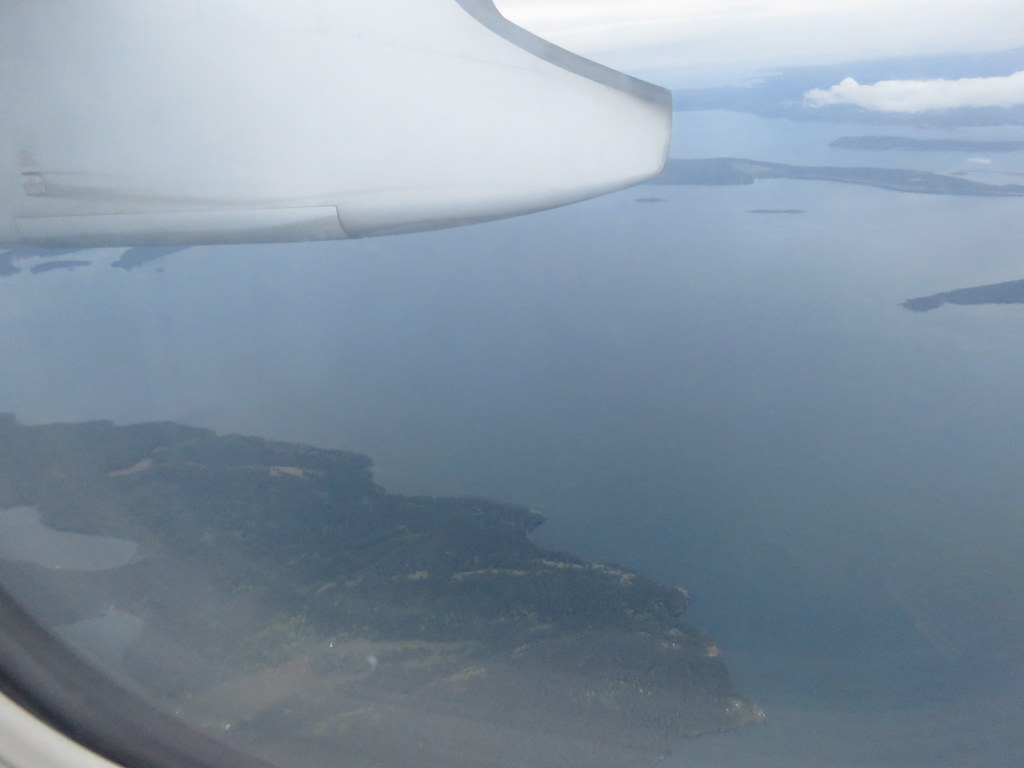 IMG_9728 On westbound Westjet plane flying over Vancouver … Flickr