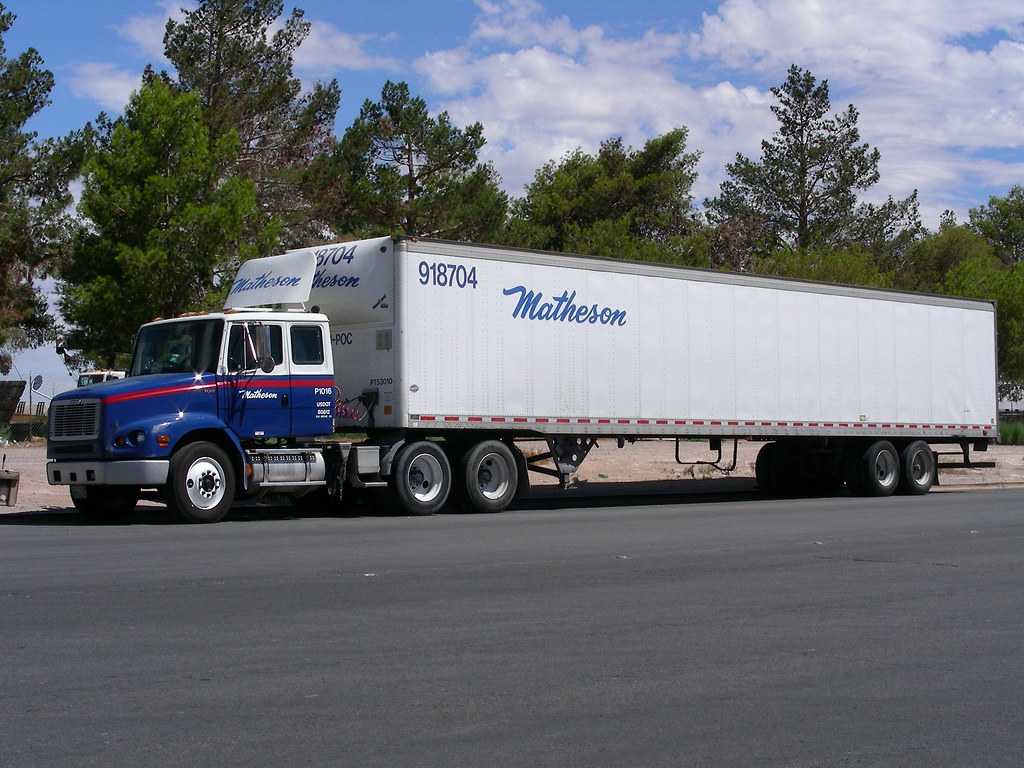 Matheson Truck Freightliner truck of Matheson carries mail… Flickr