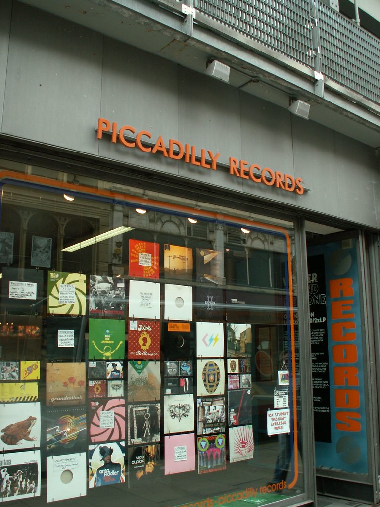Piccadilly Records Piccadilly Records, Oldham Street, Manc… Flickr