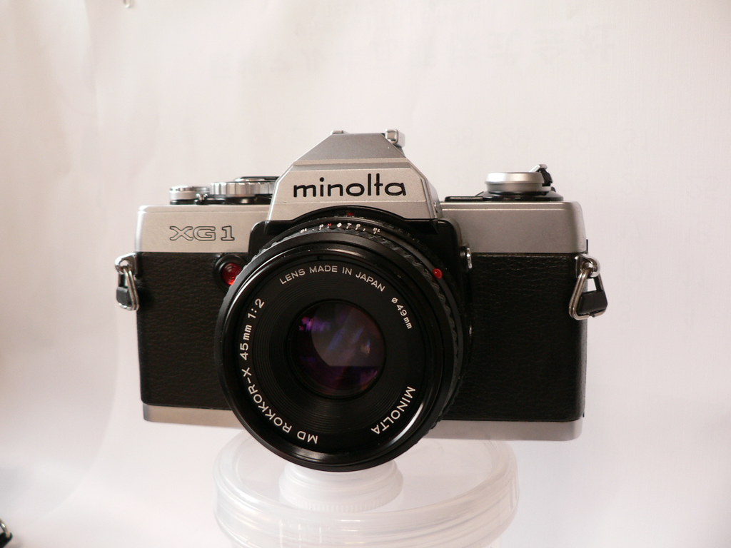 Minolta XG1 Bought on eBay with a 45mm f/2.0 and a leathe… Flickr