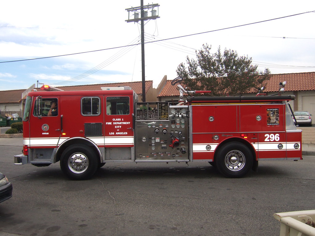 LA fire truck cmonville Flickr