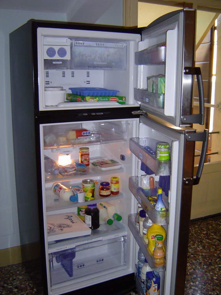 Refrigerator Ikea Whirlpool black with stainless front… Flickr