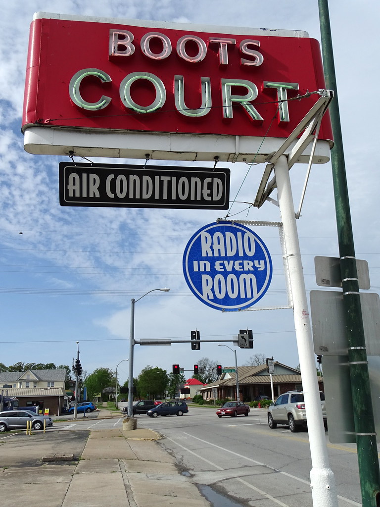 Sign of Boots Court Motel Carthage Missouri USA Flickr