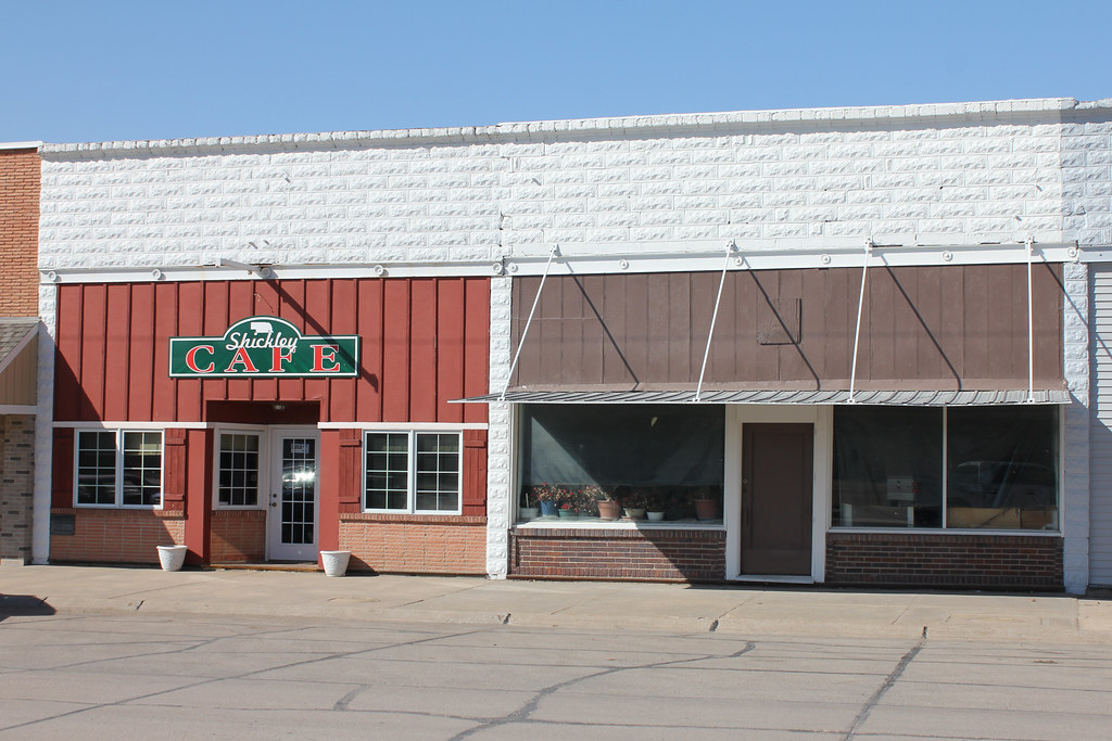 Downtown Buildings Shickley, NE Tom McLaughlin Flickr