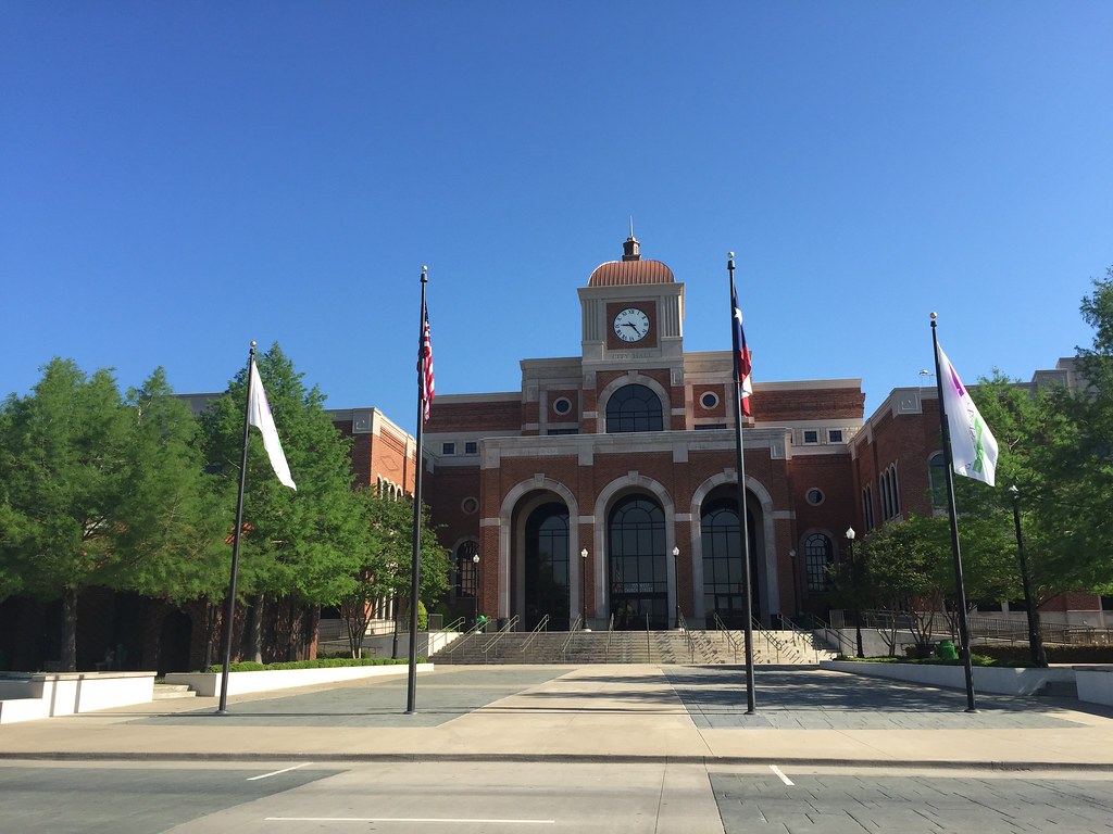 City Hall City of Lewisville, south of Denton CameliaTWU Flickr