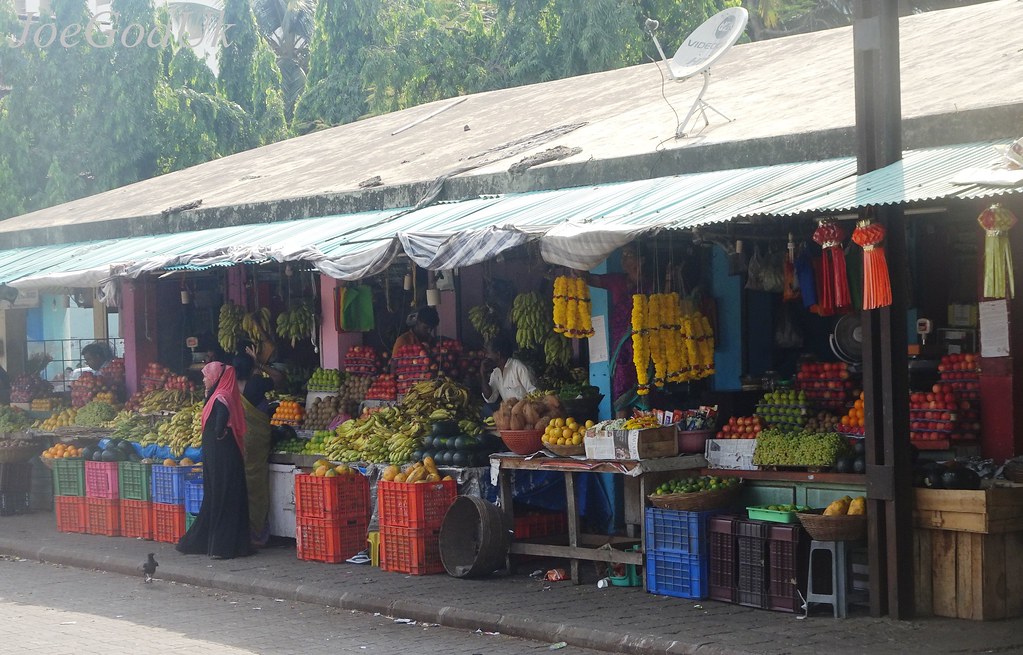 KTC bus Stand stalls shops near City Buses bay Dish antenn