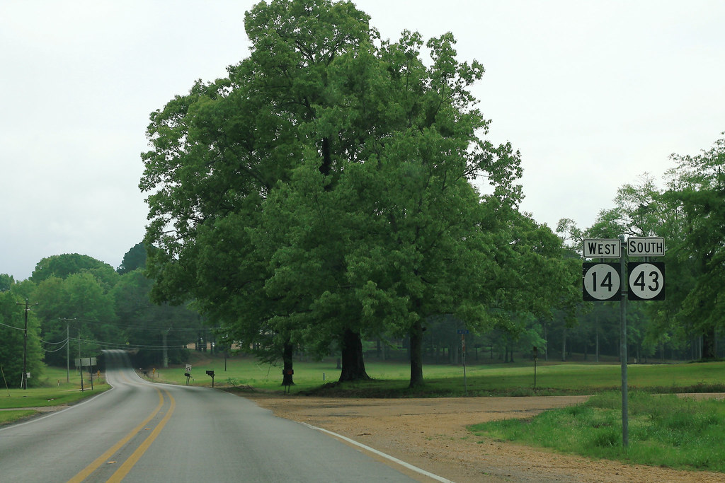 MS14 West MS43 South Signs Westbound Mississippi Highway 1… Flickr