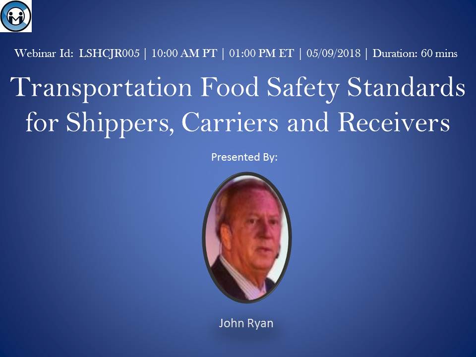 Transportation Food Safety Standards for Shippers, Carrier… Flickr