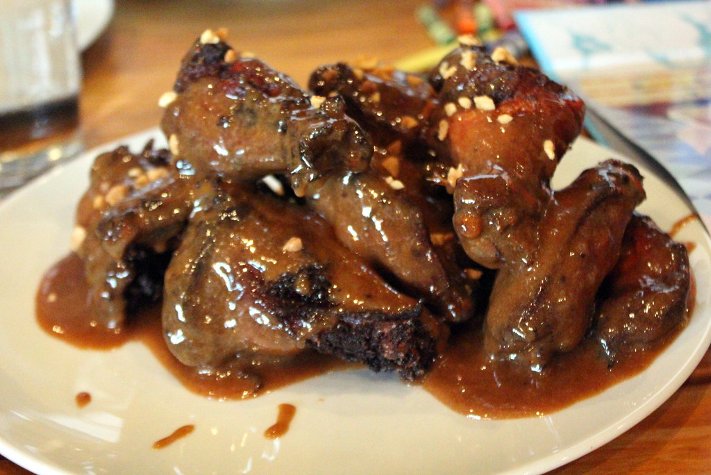 Houston Montrose Hay Merchant PB&J Wings Tossed in a … Flickr