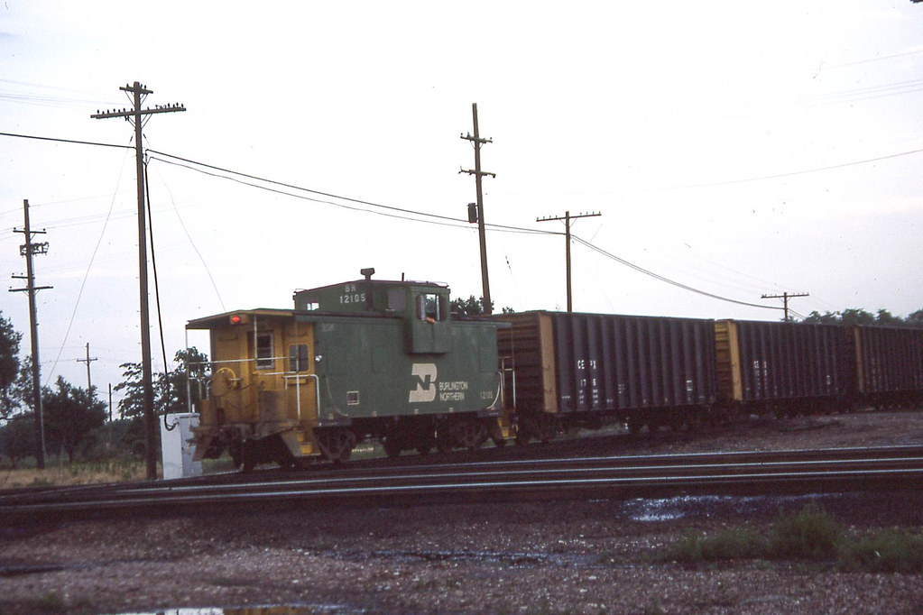 BN caboose in Grand Island NE on 62086 Larry Irvin Flickr