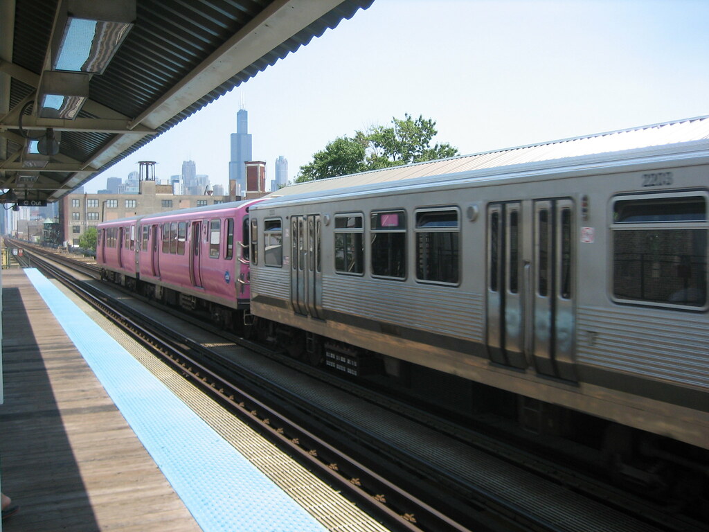 that's the new Pink Line in Chicago Kumar McMillan Flickr